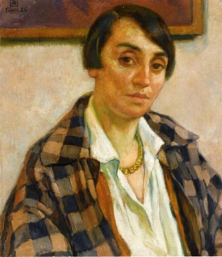 伊丽莎白·范·雷塞尔伯格的肖像 Portrait of Elizabeth van Rysselberghe (1926)，西奥·凡·莱西尔伯格