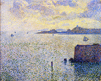 帆船和河口 Sailboats and Estuary (1892)，西奥·凡·莱西尔伯格