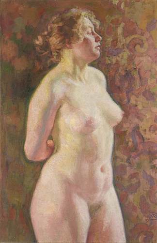 裸体站立 Standing Nude (1919)，西奥·凡·莱西尔伯格