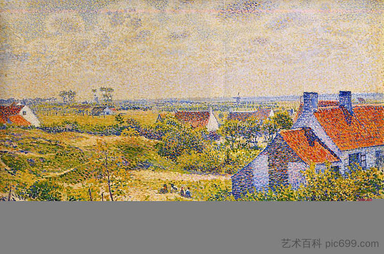 沼泽的夏季景观 Summer Landscape of the Moor，西奥·凡·莱西尔伯格