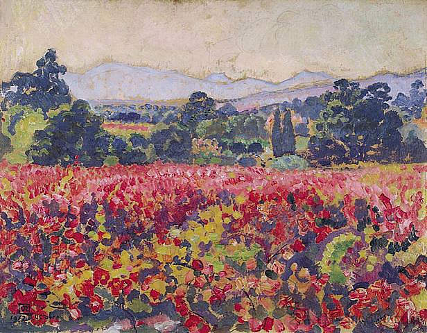 圣克莱尔的葡萄藤 The vines in Saint Clair (1912),西奥·凡·莱西尔伯格