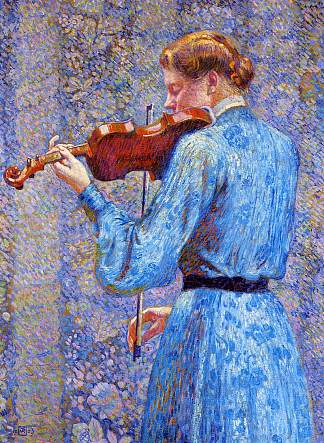小提琴家 The Violinist (1903)，西奥·凡·莱西尔伯格