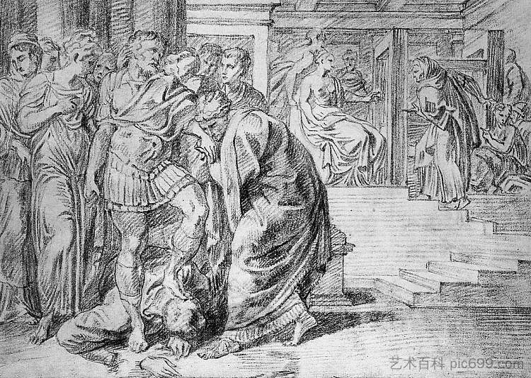 佩内洛普宣布奥德修斯回归 Penelope Announces Odyseus's Return,范图尔登