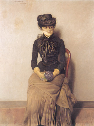 在候诊室 – 我文特弗列塞特 In the waiting room – I venteverelset (1883)，蒂奥多·吉特尔森