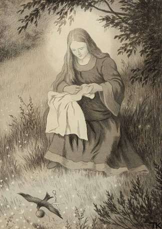 圣母玛利亚和燕子 Jomfru Maria Og Svalen，蒂奥多·吉特尔森