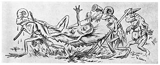 青蛙与缪斯的战争 11 Krigen Mellom Froskene Og Musene 11 (1885)，蒂奥多·吉特尔森