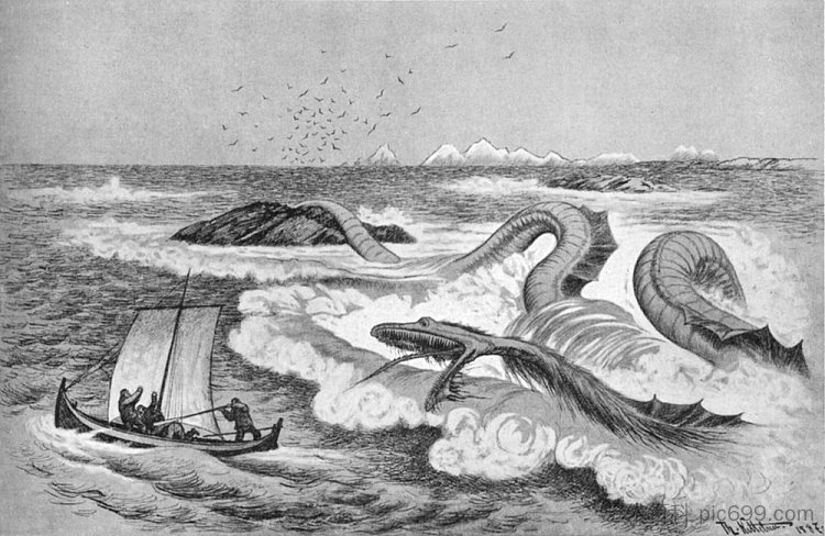 海蛇 Sea Serpent (1892)，蒂奥多·吉特尔森