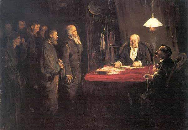 打 Streik (1879),蒂奥多·吉特尔森