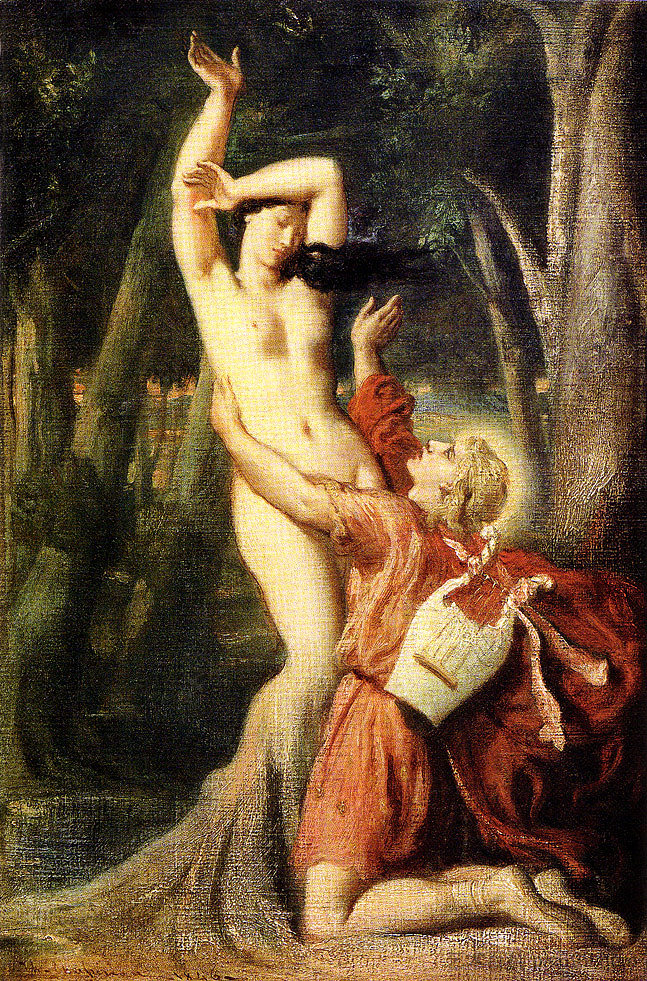 阿波罗和达芙妮 Apollo and Daphne (c.1845),狄奥多·夏塞希奥