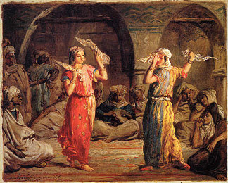 摩尔舞者 Moorish dancers (1849)，狄奥多·夏塞希奥