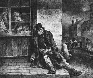 街上的男人 Man on the street (1821)，西奥多·杰利柯