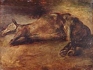 死马医研究 Study for Dead horse (1823)，西奥多·杰利柯