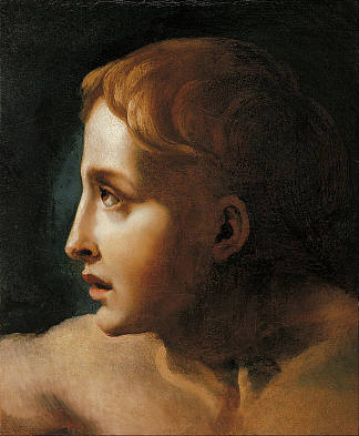 青年领袖 Head of a Youth (1821 – 1824; France                     )，西奥多·杰利柯
