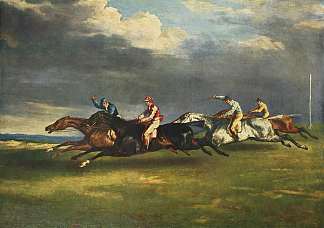 埃普索姆德比 The Epsom Derby (1821)，西奥多·杰利柯