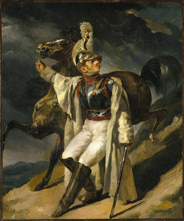 受伤的胸甲骑兵 The Wounded Cuirassier (1814)，西奥多·杰利柯