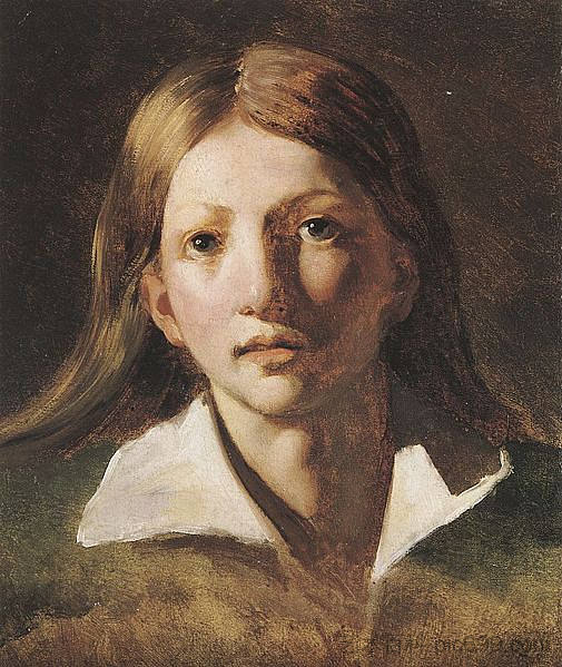 年轻的金发男子 Young blond man (1818 - 1819)，西奥多·杰利柯