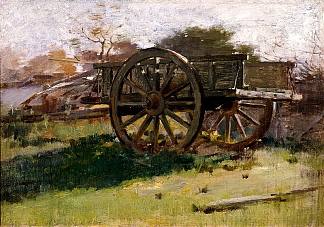 推车， 楠塔基特 Cart, Nantucket (1882)，西奥多·罗宾逊