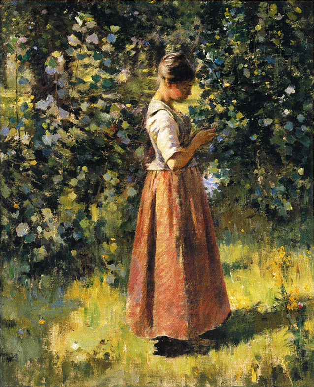 在小树林里 In the Grove (1888)，西奥多·罗宾逊