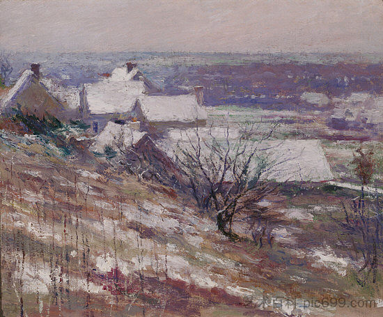 冬季景观 Winter Landscape (1889)，西奥多·罗宾逊