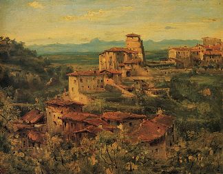 梯也尔镇 A town Thiers (1830; France                     )，西奥多·卢索