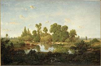 上午 Morning (c.1855 – c.1860)，西奥多·卢索