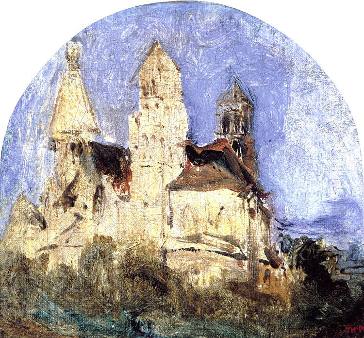 瓦兹的圣卢德埃塞兰特教堂 Church of Saint Lou d'Esserant in the Oise,西奥多·卢索