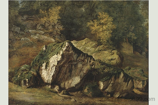 岩石研究 Study of rocks (1829)，西奥多·卢索