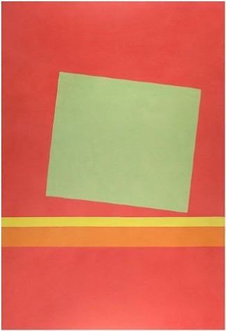 向米尔顿·艾弗里致敬 – 太阳盒 III Homage to Milton Avery – Sun-Box III (1969)，西奥多罗斯·斯塔莫斯