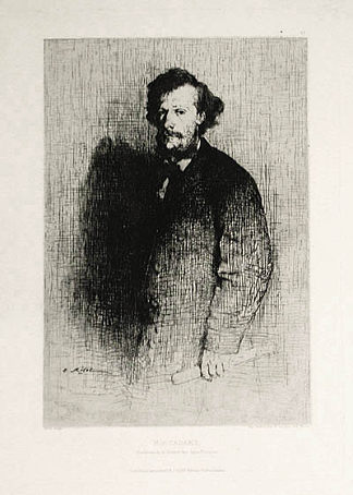 阿尔弗雷德·卡达特（Alfred Cadart），Societe des Aqua-Fortistes创始人 Alfred Cadart, Founder of the Societe des Aqua-Fortistes (1870)，西奥多勒里波特