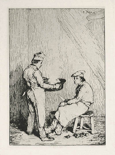 烧焦的饭 The Burnt Meal (1863)，西奥多勒里波特