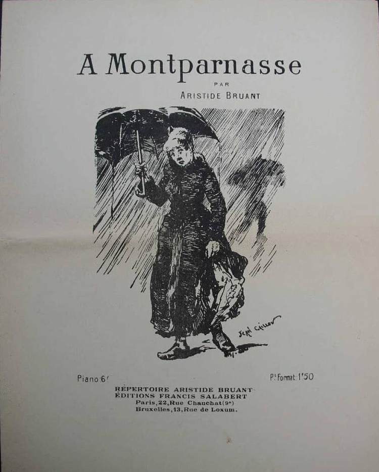 在蒙帕纳斯 A Montparnasse (1884)，索菲尔·史坦林