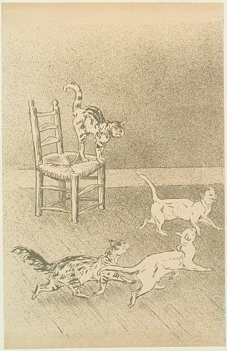 猫比赛 Cats race (1898)，索菲尔·史坦林