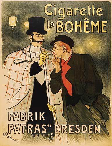 香烟拉波希米亚 Cigarette La Boheme (1879)，索菲尔·史坦林