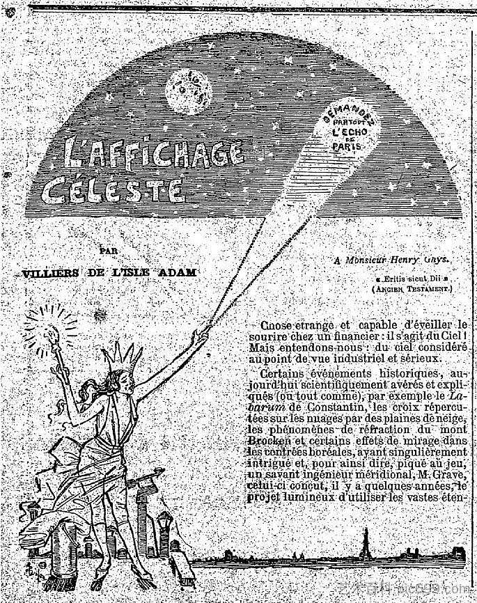 天体显示器 L'Affichage Celeste (1891)，索菲尔·史坦林