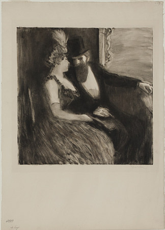 山林小屋 La Loge (1894)，索菲尔·史坦林