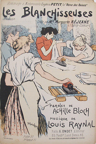 洗衣店 Les Blanchisseuses (1893)，索菲尔·史坦林