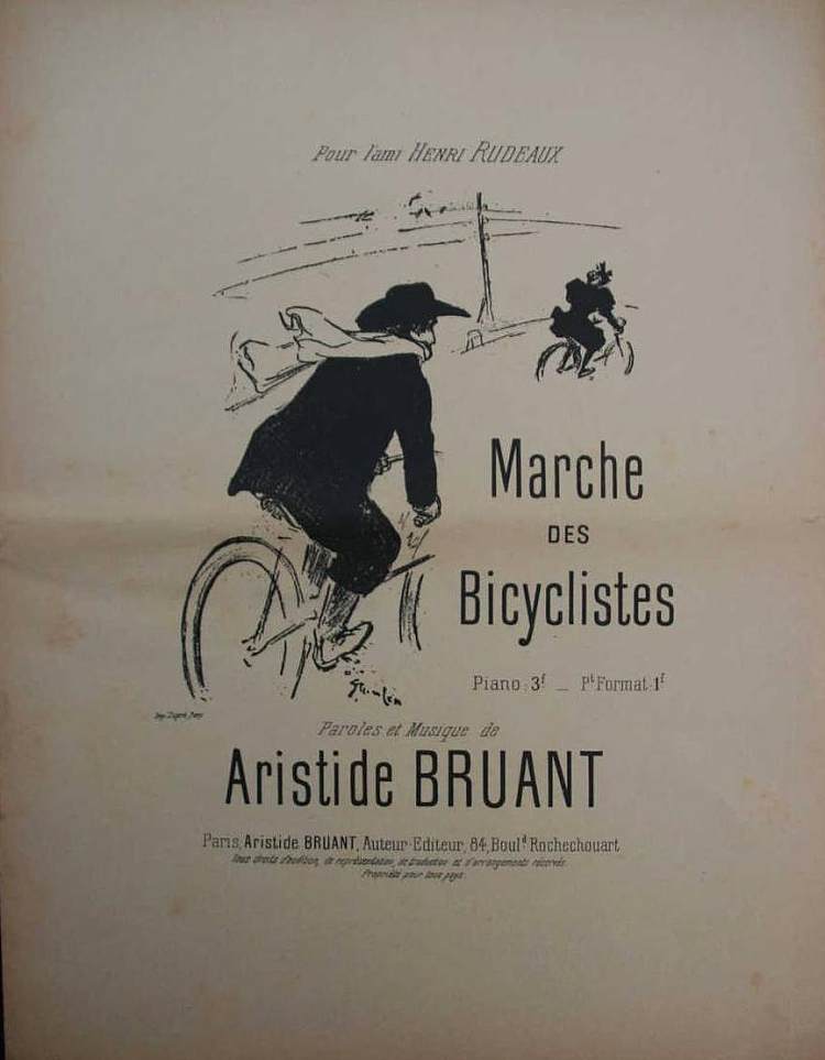 骑自行车的人步行 Marche Des Bicyclistes (1895)，索菲尔·史坦林