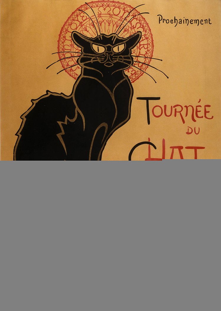 鲁道夫·萨利斯的黑色聊天之旅 Tour of Rodolphe Salis' Chat Noir (1896; Paris,France  )，索菲尔·史坦林