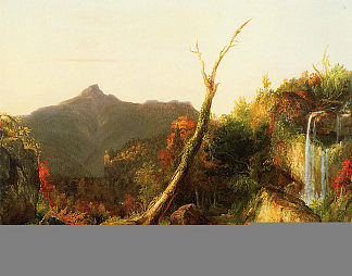 秋天的风景（乔科鲁阿山） Autumn Landscape (Mount Chocorua) (1828)，托马斯·科尔