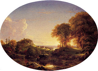 卡茨基尔景观 Catskill Landscape (1846)，托马斯·科尔