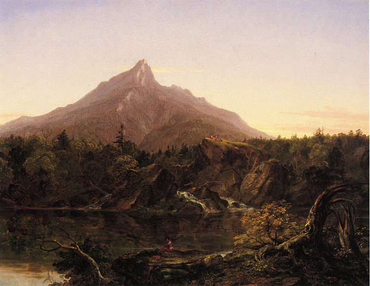 科威峰， 新罕布什尔州 Corway Peak, New Hamshire (1844)，托马斯·科尔