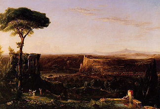 意大利场景构图 Italian Scene Composition (1833)，托马斯·科尔