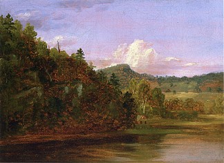 景观（夏季的美国湖） Landscape (American Lake in Summer)，托马斯·科尔