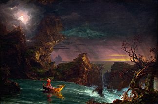 生命之旅：男子气概 The Voyage of Life: Manhood (1840)，托马斯·科尔
