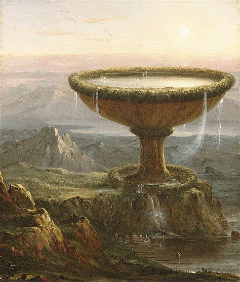 泰坦的高脚杯 The Titan`s Goblet (1833)，托马斯·科尔