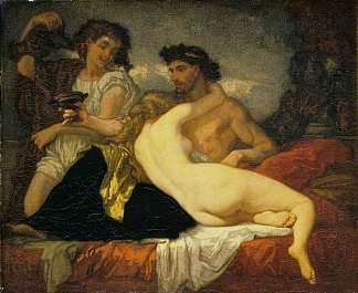 贺拉斯和莉迪亚 Horace and Lydia (1843)，托马斯·库图尔