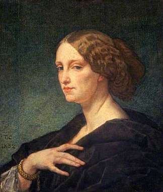 一位女士的肖像 Portrait of a Lady (1852)，托马斯·库图尔