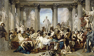 帝国颓废中的罗马人 Romans in the Decadence of the Empire (1844 – 1847)，托马斯·库图尔