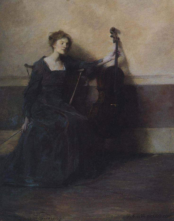 提琴女士 Lady with a Cello，托马斯·杜因