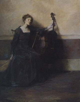 提琴女士 Lady with a Cello，托马斯·杜因
